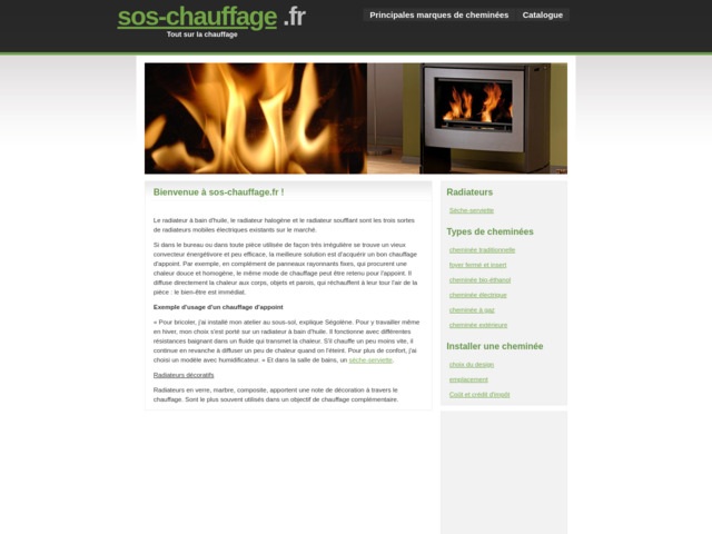 Infos sur le chauffage