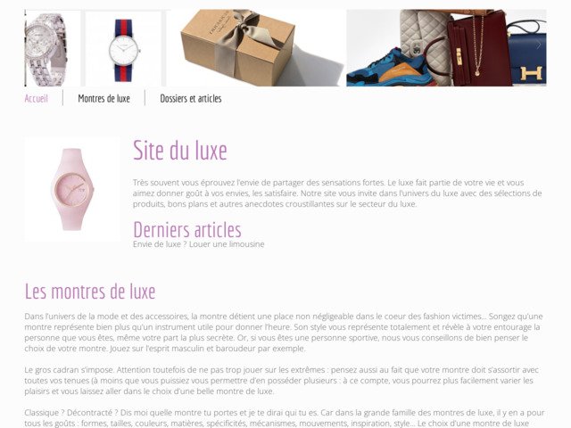 Cadeaux de luxe