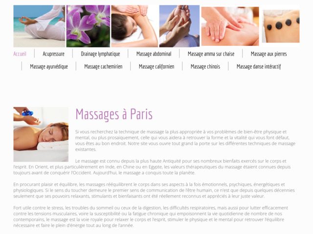 Massages sur la region parisienne