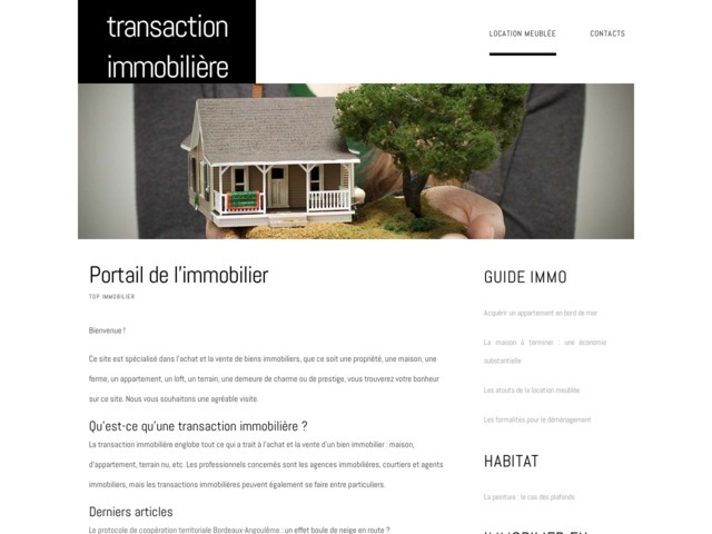 Tout savoir sur la transaction immobilière