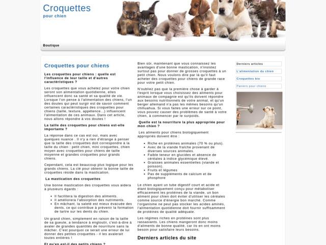 Choisir les croquettes pour son chien