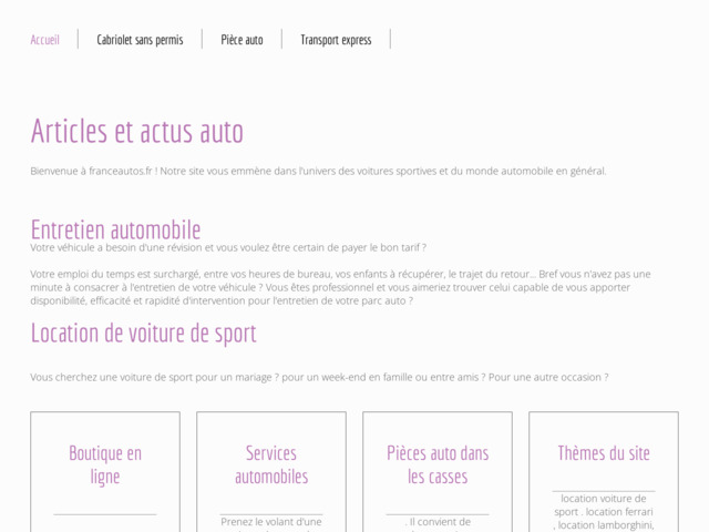 France autos