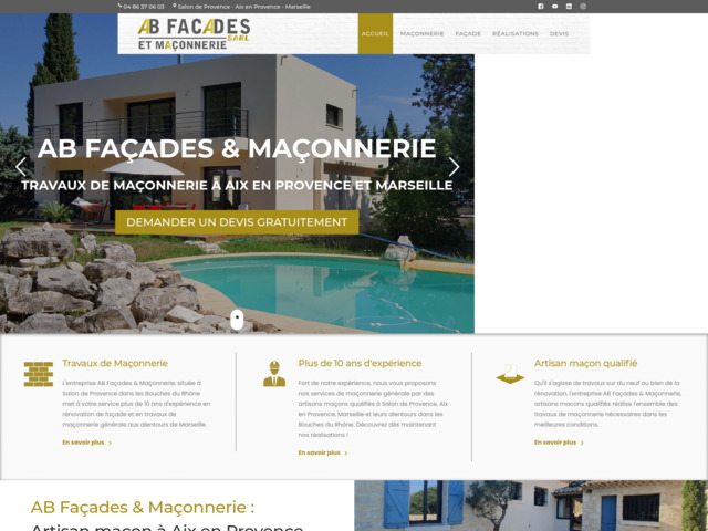 AB Façades & Maçonnerie - travaux de maçonnerie générale à Aix-en-Provence