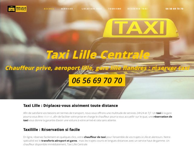 Taxi lille centrale