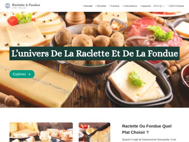 L'univers de la raclette et de la fondue