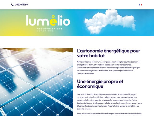 Lumélio - photovoltaïque domotique