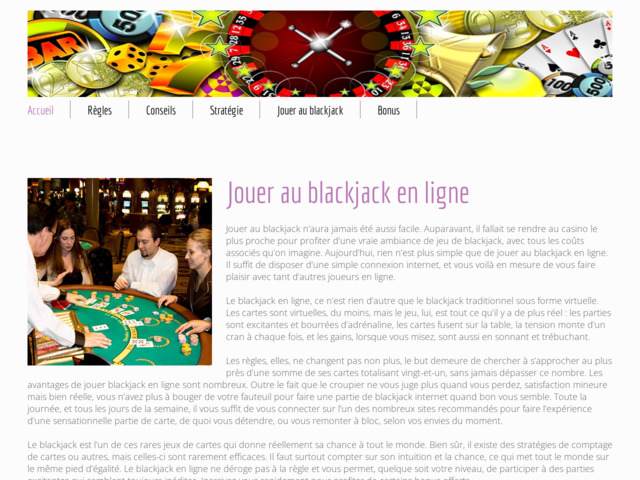 Jouer au blackjack