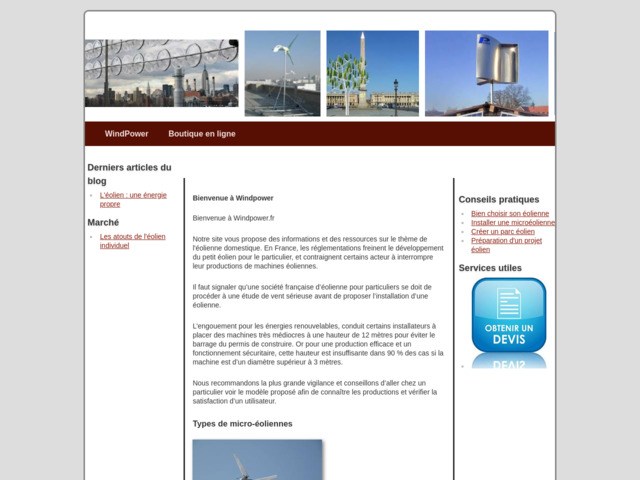 Les éoliennes