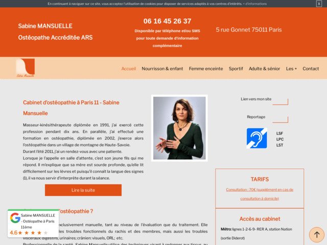 Ostéopathe pour femmes enceintes à Paris
