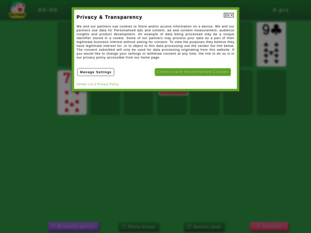 Solitaire en ligne gratuit