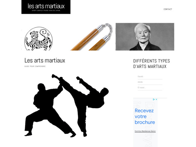 Infos sur les arts martiaux