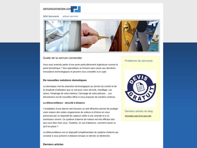 Tout savoir sur la serrure connectée