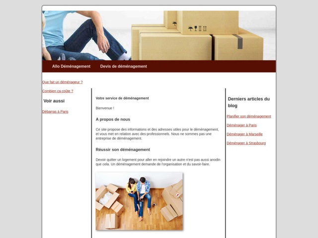 Entreprise de déménagement