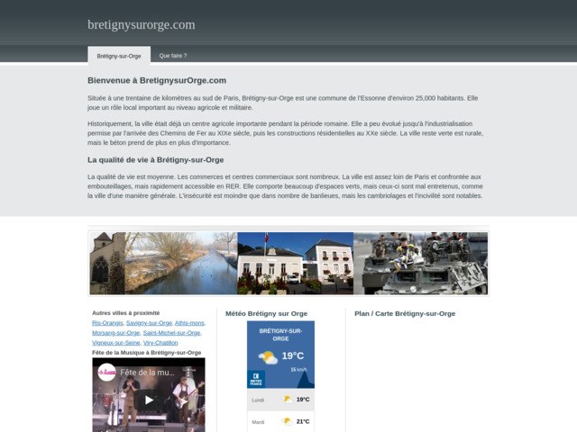 La ville de Brétigny-sur-Orge
