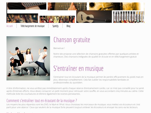 Obtenir des chansons gratuites