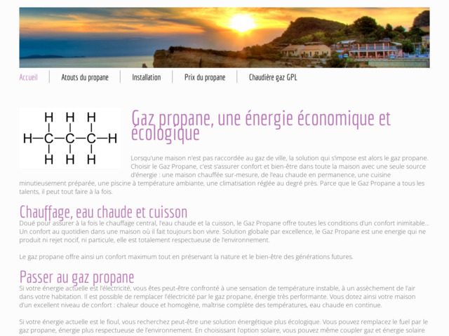 Infos sur le gaz propane