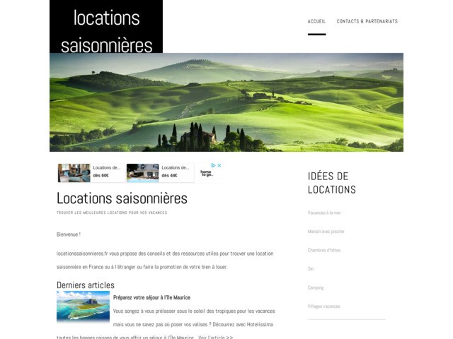 Guide des locations de vacances