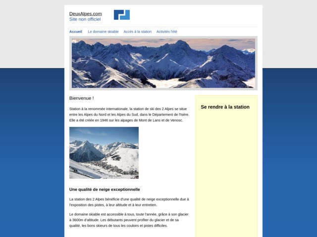 Station Les Deux Alpes