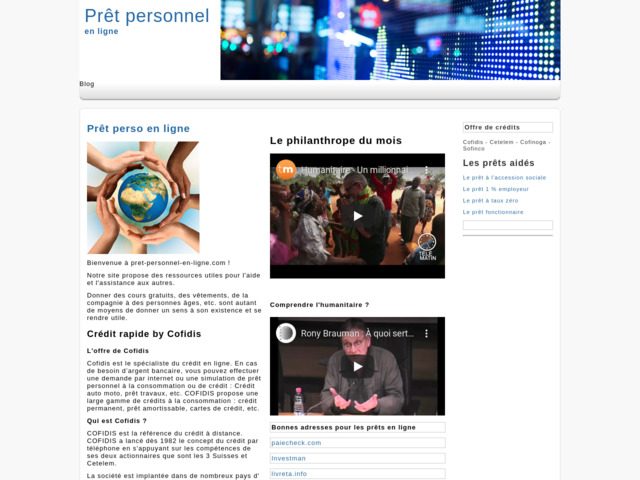 Demander un pret sur internet