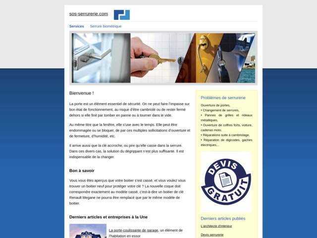 Faire appel à un serrurier