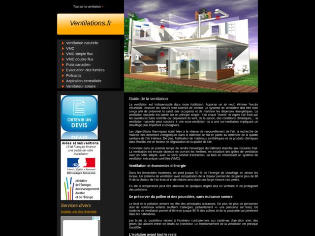 Infos sur la VMC