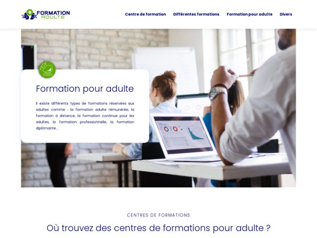 Formation pour adulte : formation professionnelle et continue