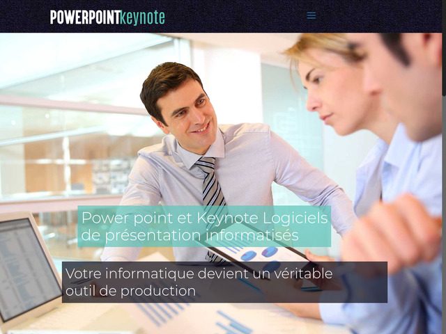 Powerpoint et keynote, logiciels pour présentation de projet