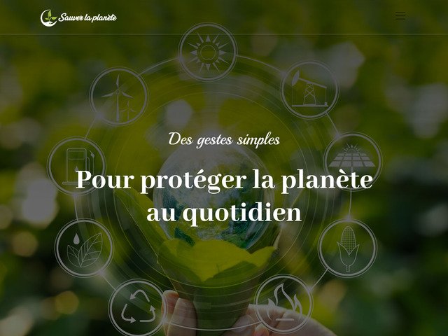 Sauver la planète : les bonnes pratiques