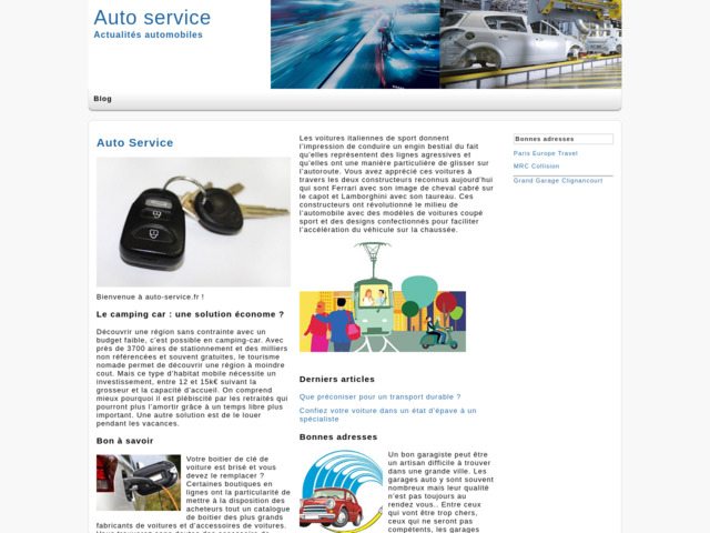 Services auto