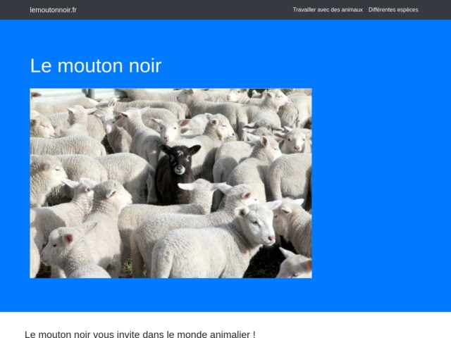 Le mouton noir