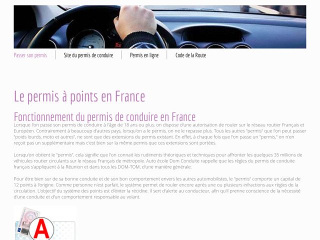 Récuperer des points sur le permis