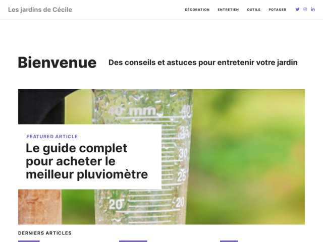 Blog sur le jardinage