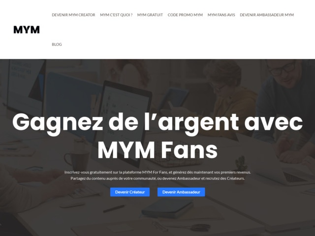Mym fans blog - se lancer comme crateur sur mym for fans