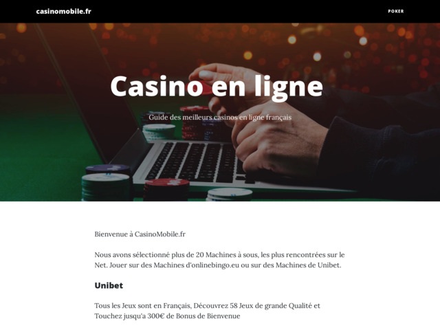 Jouer aux jeux de casino sur téléphone
