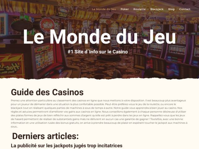 Le guide des jeux