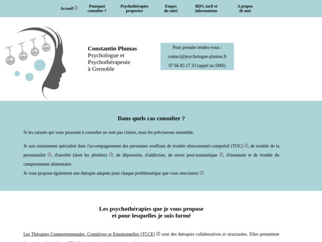 Constantin Plumas psychologue Grenoble