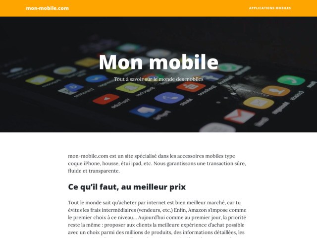 Choisir un mobile