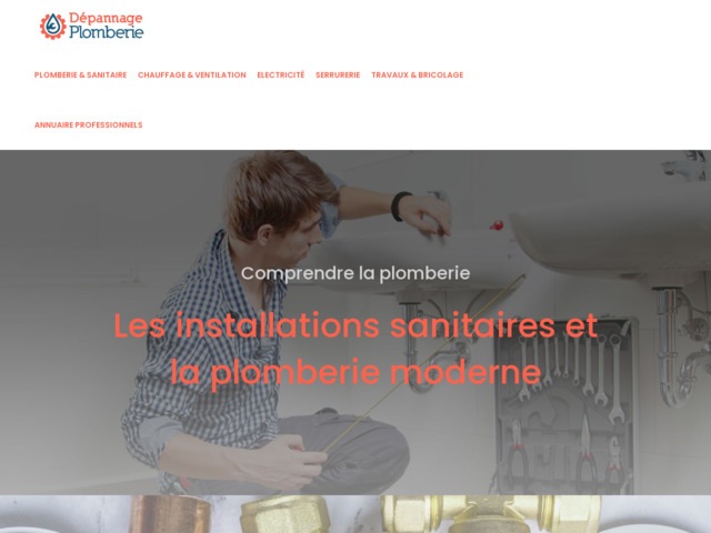 Dépannage en plomberie, chauffage et assainissement