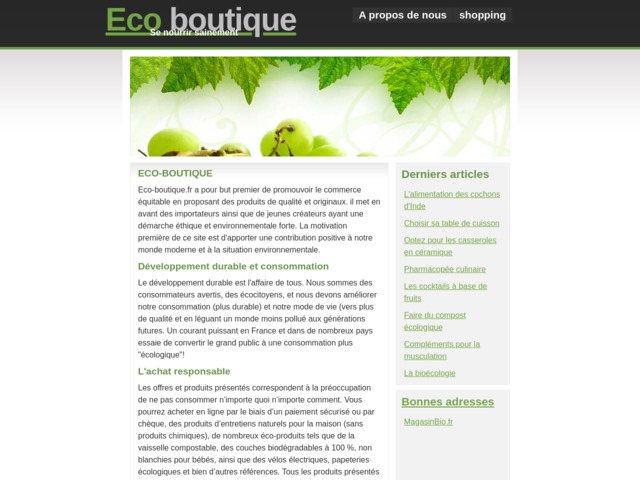 Boutique bio