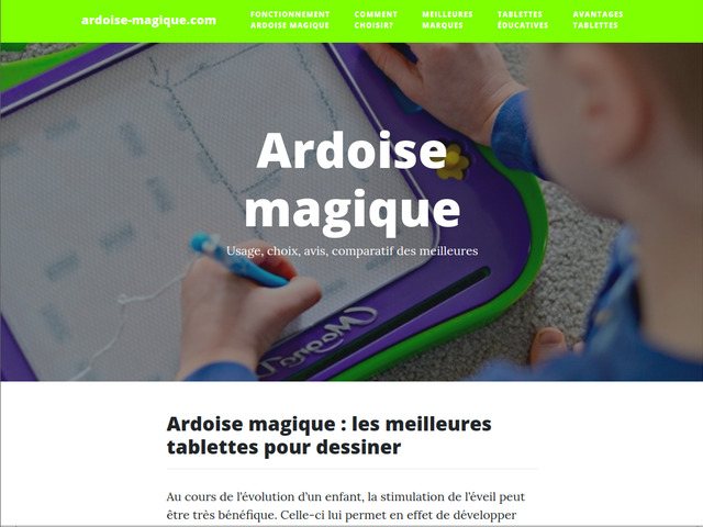 Guide de l'ardoise magique