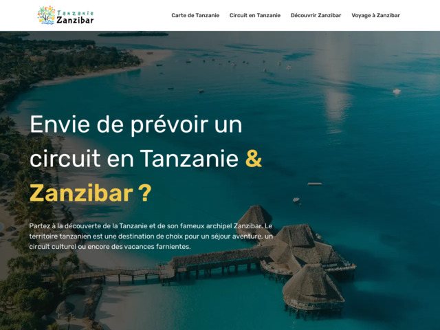 Préparez votre circuit Tanzanie Zanzibar !