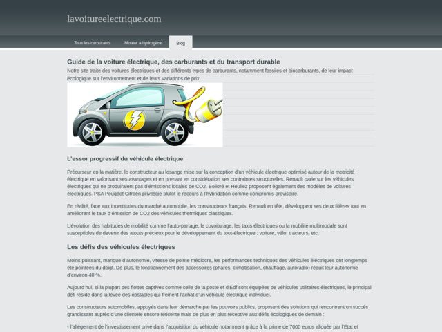 Guide de la voiture électrique