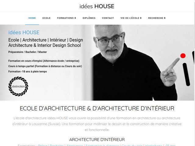 Idées house, institut d'architecture intérieure en suisse romande