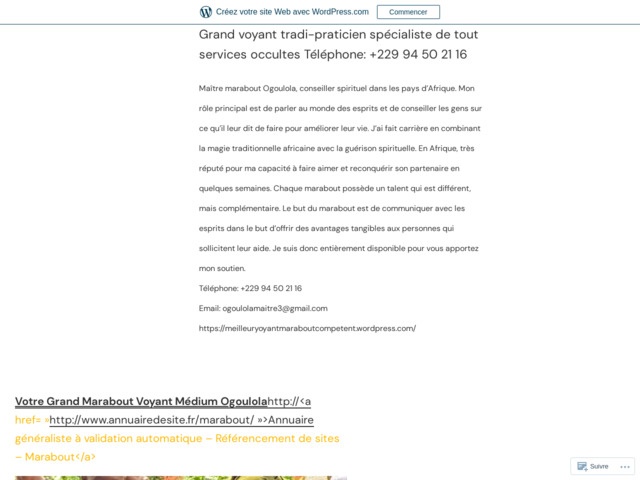 Grand voyant tradi-praticien spécialiste de tout services occultes