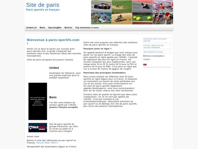 Parier sur quel bookmaker ?