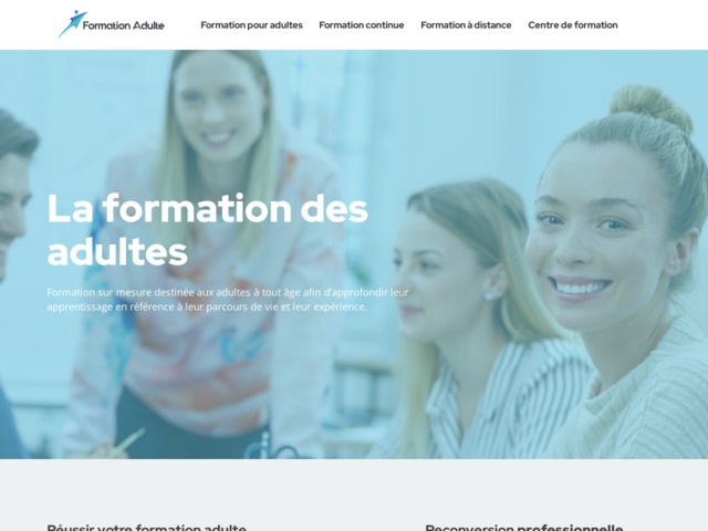 La formation professionnelle pour adultes