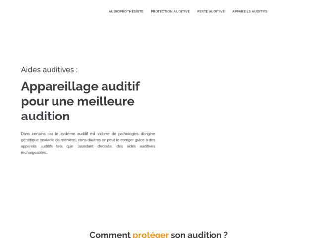 Santé auditive : prévention auditive et appareillages
