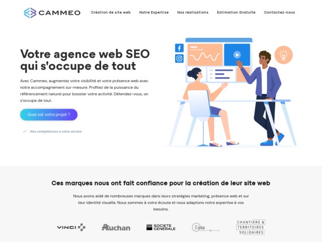 Agence de cration de site web et rfrencement naturel (seo)