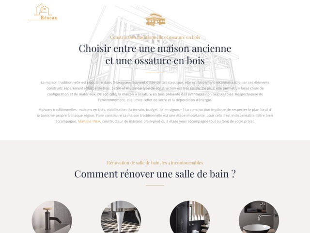 L'info parfaite sur le bâtiment et les réseaux immobiliers