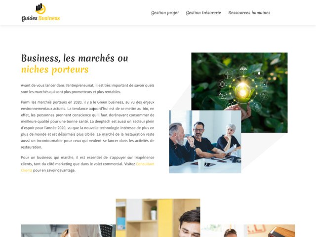 Guides business - les clés de succès des affaires